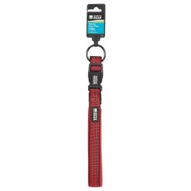 GG Reflective Nylon O-Ring Collar - Safety Red