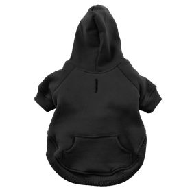 Flex-Fit Dog Hoodie (Color: Black, size: 3X-Large)
